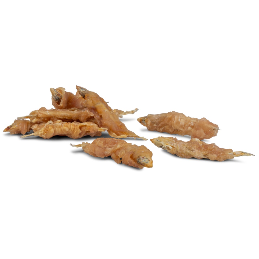 Beeztees Kattensnack Gedroogde Visjes met Kip 50 gram