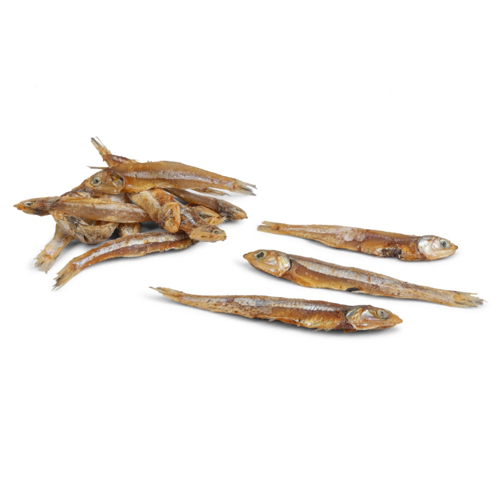 Beeztees Gedroogde Visjes 50 gram kattensnack van 100% ansjovis