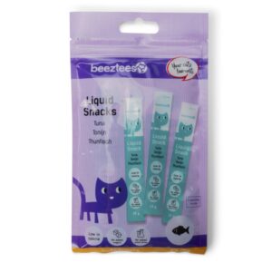 Beeztees Kattensnack Liquid Tonijn 70 gram met kip en jakobsschelpen