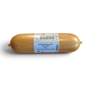 Gestoomd vers vlees worst zalm 900 gram voor honden